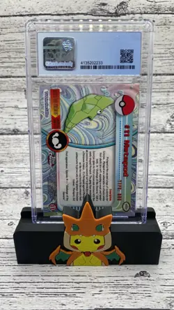 2000 Metapod Pokemon Topps Chrome Sparkle Chrome Series 1 #11 CGC 7.5 Near Mint+ - Image 3