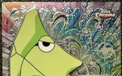 METAPOD#11, Series 1 - 2000, Topps TV Animation Edition Chrome Pokemon Card - Image 2