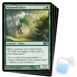 MANAWEFT SLIVER X4 2014 Core Set M14 Magic MTG MINT CARD - Image 1