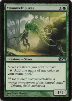 Manaweft Sliver U Magic 2014 (M14) 184 MP MTG - Image 1