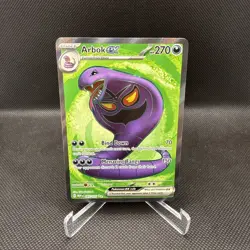 Arbok ex 185/165 Scarlet & Violet 151 Full Art Ultra Rare Holo Pokemon Card NM - Image 1
