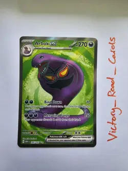 Pokemon TCG Arbok EX 185/165 Full Art | Scarlet And Violet 151 | NM/M - Image 1