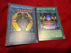 Magician of Black Chaos PP01-EN001 + Black Magic Ritual EN002 SECRET LP SET - Image 1