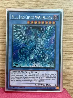 Yugioh 1x Blue-Eyes Chaos MAX Dragon MVP1-ENS04 Secret Rare 1st Ed NM - Image 1