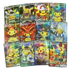 Cosplay Pikachu Cards Set Of 55, Fan Art, Custom Cards - Poncho, Costume - Image 1