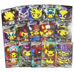 Cosplay Pikachu Cards Set Of 55, Fan Art, Custom Cards - Poncho, Costume - Image 2