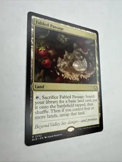 MTG Fabled Passage Bloomburrow Land Rare Regular Card 0252 - Image 2