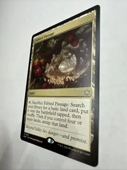 MTG Fabled Passage Bloomburrow Land Rare Regular Card 0252 - Image 3