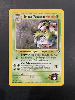 Pokemon TCG Erika's Venusaur #4/132 Gym Challenge Holo Rare Card - Image 1