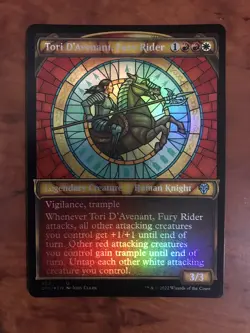Tori D'Avenant Fury Rider Showcase Foil MTG Magic the Gathering Card NM Mint DMU - Image 1