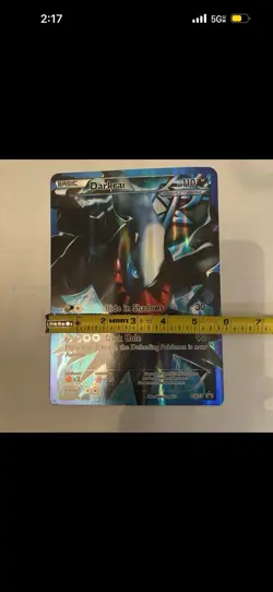 Pokemon Darkrai BW73 Holo Promo Oversized Card BW Black Star Promos Team Plasma - Image 4