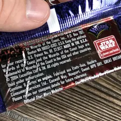 2004 Star Wars The Phantom Menace Obi-Wan Kenobi Trading Card Booster Pack New - Image 3