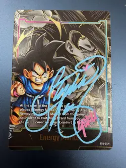 Dragon Ball Super Card Game Fusion E03-05 Kid Goku GT Stephanie Nadolny Auto - Image 1