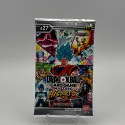 New Dragon Ball Super Card Game History of Z B27 Factory Sealed Booster Pack - Image 1
