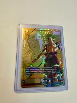 Broly FB08-088 UC* Alt Art Saiyan's Pride Dragon Ball English Card NM - Image 1