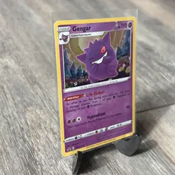Pokemon TCG Sword & Shield Gengar Holo Black Star Promo Card SWSH052 NM - Image 2