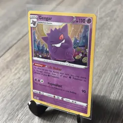 Pokemon TCG Sword & Shield Gengar Holo Black Star Promo Card SWSH052 NM - Image 3