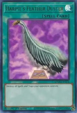 ** HARPIE'S FEATHER DUSTER ** 1ST EDITION ULTRA RARE MAMA-EN076 MINT/NM YUGIOH! - Image 1
