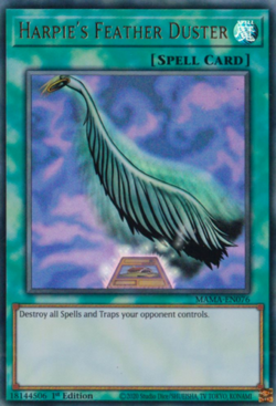 Harpie's Feather Duster - MAMA-EN076 - Ultra Rare - 1st Edition Yugioh - Image 1