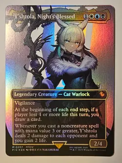 Y'shtola, Night's Blessed 207 (Borderless) MTG Commander: Final Fantasy Foil - Image 1