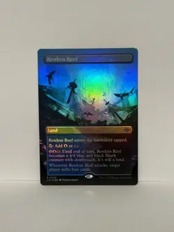 Restless Reef (Borderless) The Lost Caverns of Ixalan LCI Normal NM Fool Magic - Image 1