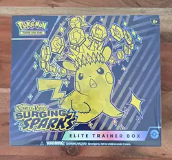 Pokemon TCG Surging Sparks ETB Elite Trainer Box - Brand New Factory Sealed - Image 1