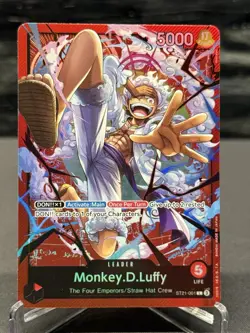 Monkey D Luffy ST21-001 Leader Starter Deck EX Gear 5 One Piece Card En - Image 1