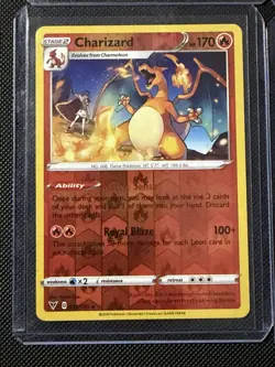 Pokemon Charizard Lot (4) - Radiant x2 + Vivid Voltage Regular & Reverse Holo - Image 4