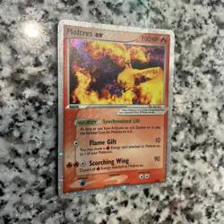 Pokemon Moltres ex - 031 (EX Collector Tin) Nintendo Black Star Promo Holo 2005 - Image 1