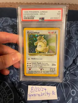 Pokemon TCG PSA 7 Kangaskhan #5 JUNGLE no symbol FREE SHIPPING!!! - Image 1
