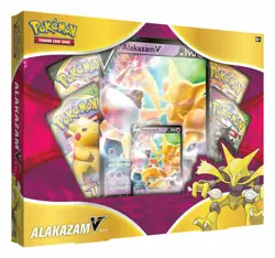 Pokemon Alakazam V Box Collection Factory Sealed New Authentic TCG 820650807480 - Image 1