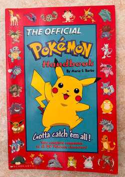The Official Pokemon Handbook By Maria S Barbo - 1999 Scholastic Pre-Owned - Image 1