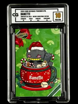 2024 Pokemon CG 10 Pristine BANETTE Christmas Data TCG XMAS Holiday CGC PSA - Image 1