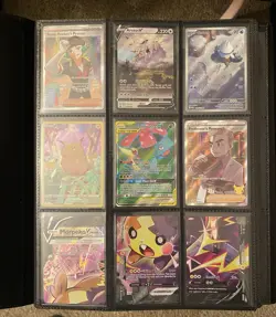 Pokemon Collection Binder Cosmos Promos, Art Rare’s, Full Arts, Vintage NM/Mint - Image 1