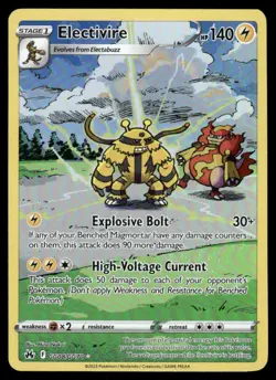 Pokemon Cards Electivire GG08/GG70 Crown Zenith Galarian Gallery Holo NM - Image 1