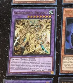 YUGIOH SECRETERION DRAGON ULTRA RARE 1ST NEAR MINT DUAD-EN037 - Image 1
