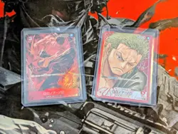 One Piece TCG Roronoa Zoro Alt Set - Japanese - Romance Dawn OP01-001 & OP01-025 - Image 1