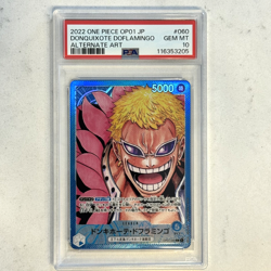 2022 One Piece Japanese Romance Alt Art Donquixote Doflamingo #OP01-060 PSA 10 - Image 1