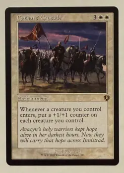 Cathars' Crus de Retro Frame - Innistrad Remastered MTG Magic the Gathering - Image 1