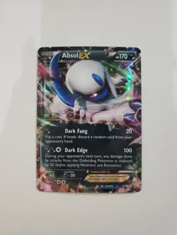 Pokemon Absol EX XY62 Black Star Promo Ultra Rare Holo (Pokemon TGC) HP - Image 1