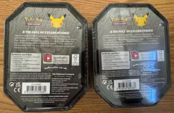 Pokemon 25th Anniversary Celebrations Tin Set: Lance's Charizard & Dark Sylveon - Image 2