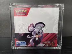 Pokemon TGC Destined Rivals Booster Box 36 Packs *New & Sealed With Acrylic Case - Image 1