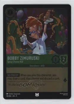 2025 Disney Lorcana - Fabled 9 Foil Bobby Zimuruski Spray Cheese Kid #78 - Image 1