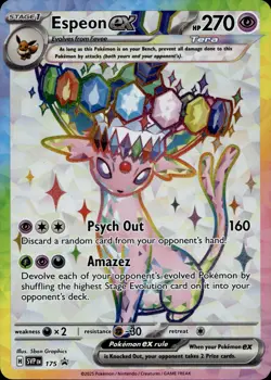 Espeon ex SVP 175 Holofoil SV: Scarlet & Violet Promo Cards Multi Item Discount - Image 5