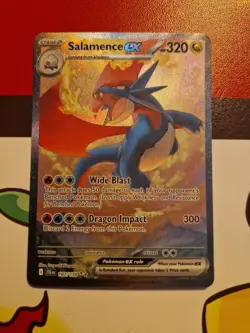 Pokemon TCG Salamence EX Special Illustration Rare Card 187/159 Journey Together - Image 1