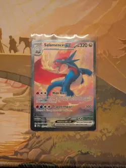 Pokemon TCG SALAMENCE EX 187/159 Journey Together Special Illustration Rare - Image 1