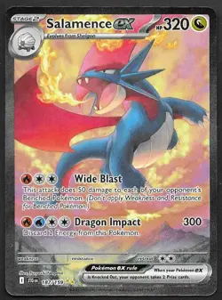 Pokemon TCG Journey Together - Salamence ex Special Illustration Rare - 187/159 - Image 1