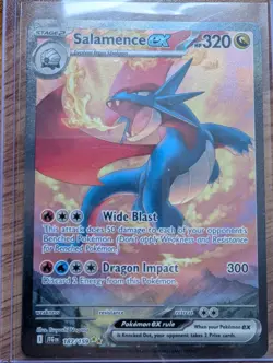 Pokemon TCG Salamence EX Special Illustration Rare Card 187/159 Journey Together - Image 1