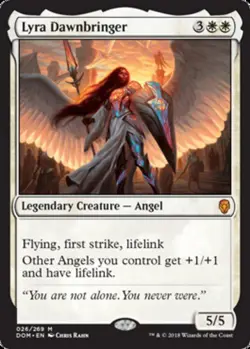 [1x] Lyra Dawnbringer - Near Mint, English - Dominaria MTG Magic - Image 1