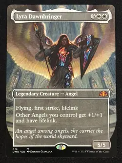 1x MTG Lyra Dawnbringer (Borderless) - Dominaria Remastered (DMR) #413 - Magic - Image 1
